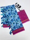 MG 569 Plain Linen Digital Printed Fancy Saree Wholesale Market In Surat
